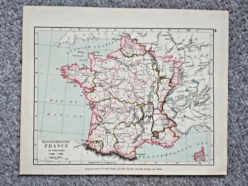 France provinces between - france, in