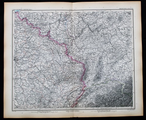 Stielers mano atlante - atlante, mappa