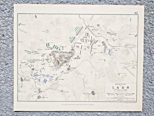 1848 antica mappa - mappa, mostra