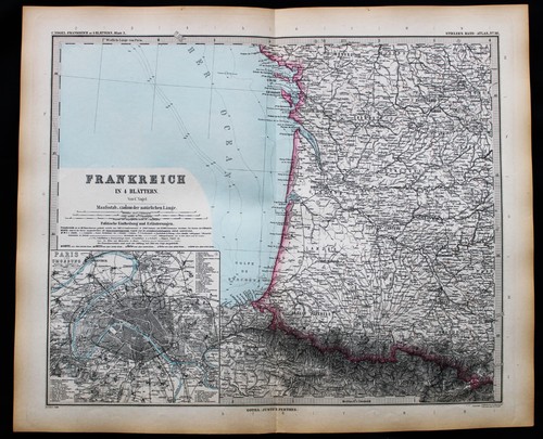 Stielers mano atlante mappa - mano,