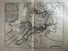 1736 Pianta della città di le