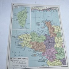 1960: Mappa della Francia -