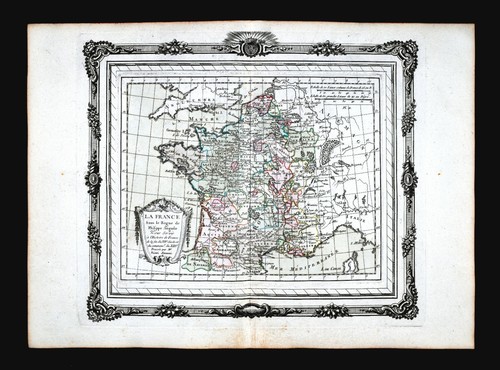 1766 mappa zannoni francia - mappa,
