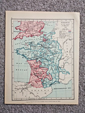 France in 1360 - Antique 1928