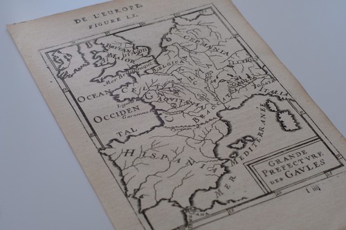 Mallet 1683 mappa della - mappa, gallia