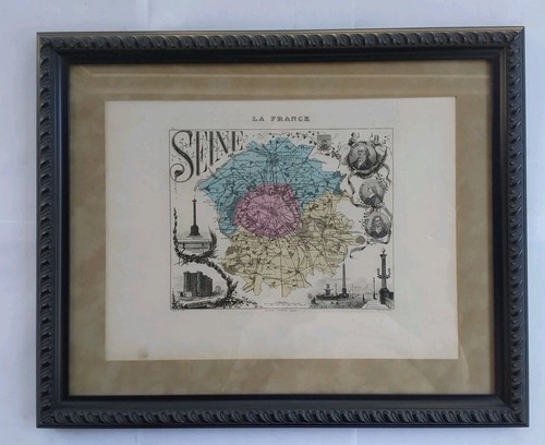 1869 antica senna francia - 1869, la
