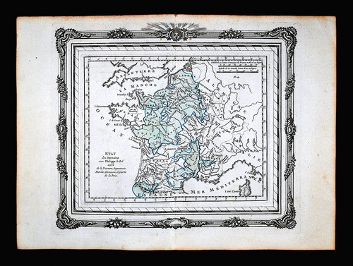 1766 mappa zannoni francia - 1766,