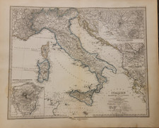 1876 mappa Italia / Italia