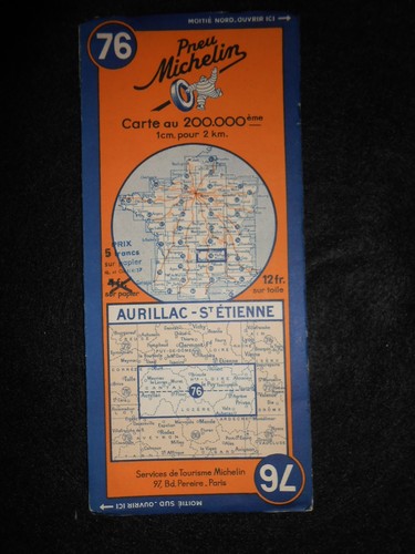 Mappa michelin francese - mappa,