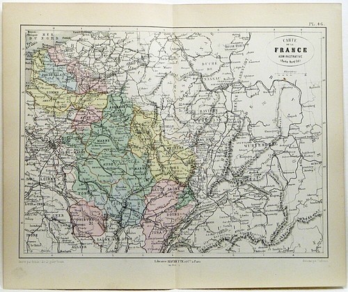 1866 mappa del - lato, nord-est
