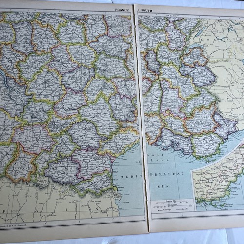 1928 mappa della - 1928, sud