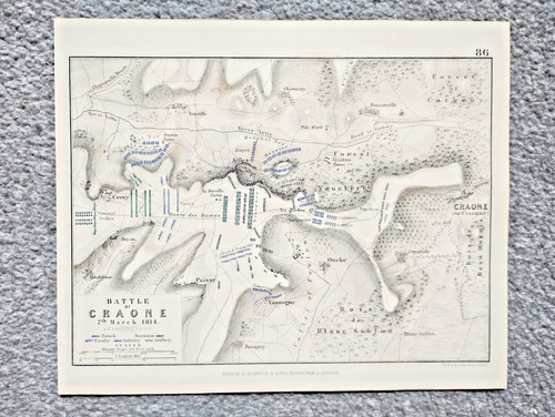 1848 antica mappa - mappa, mostra